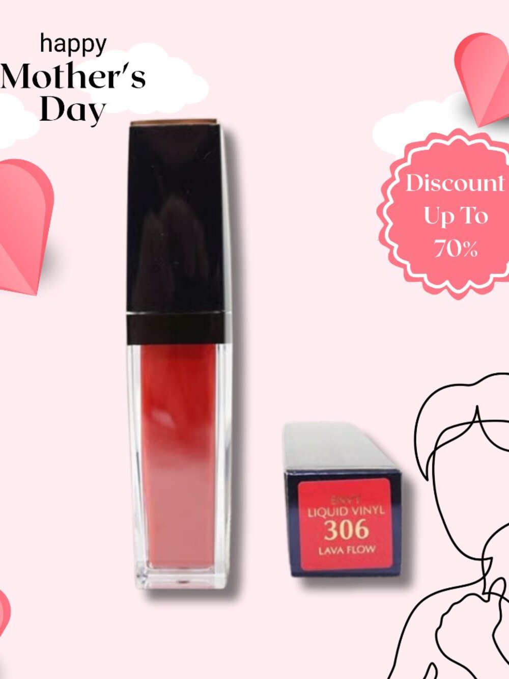 Estee Lauder Pure Color Envy Paint-On Liquid Lip Color, 306 Lava Flow. 0.23 Oz